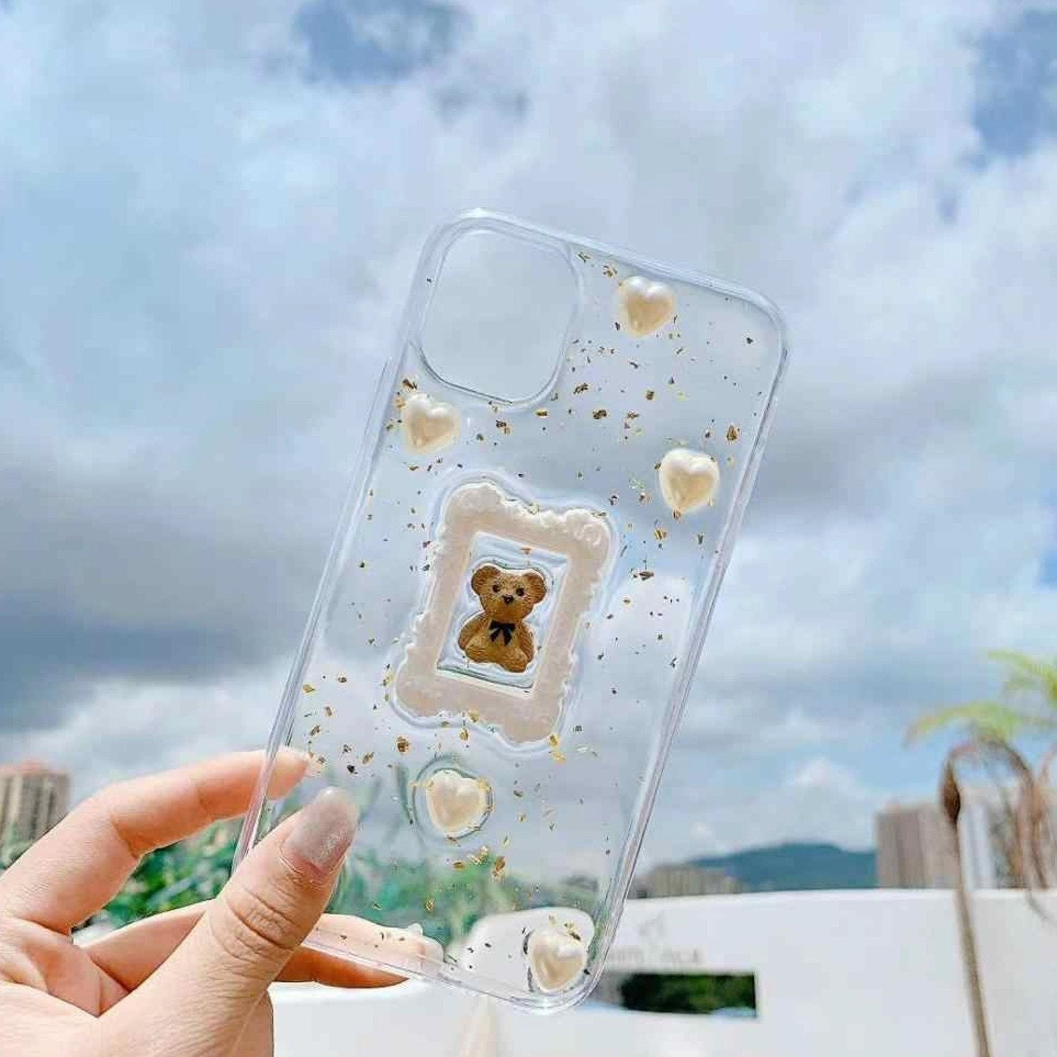 Teddy Frame Transparent TPU Case