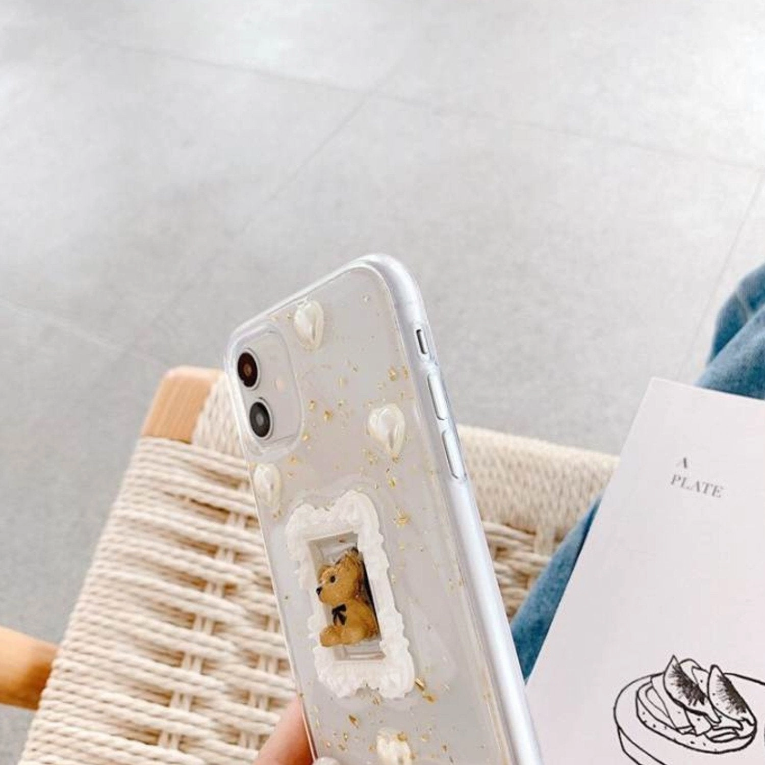 Teddy Frame Transparent TPU Case