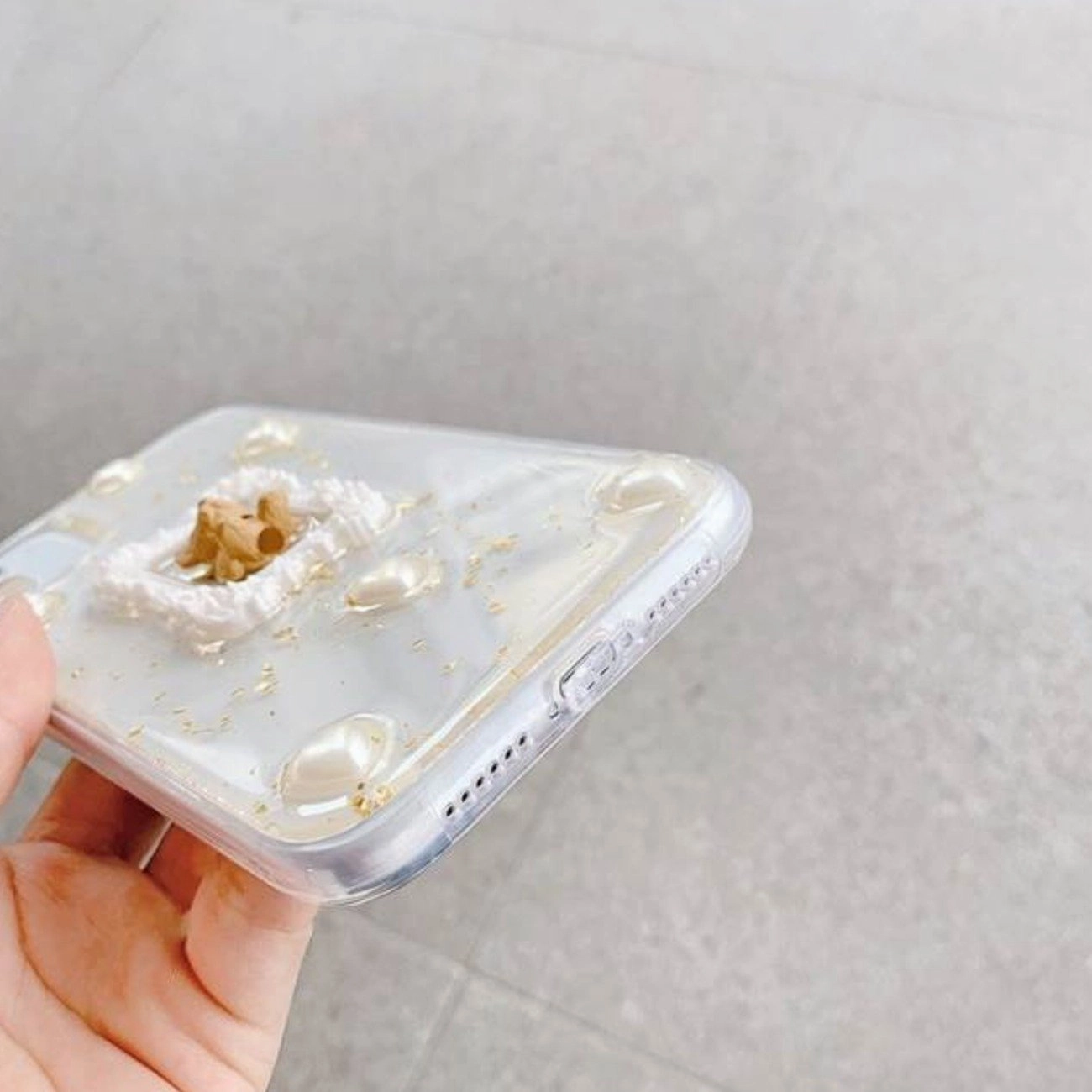 Teddy Frame Transparent TPU Case