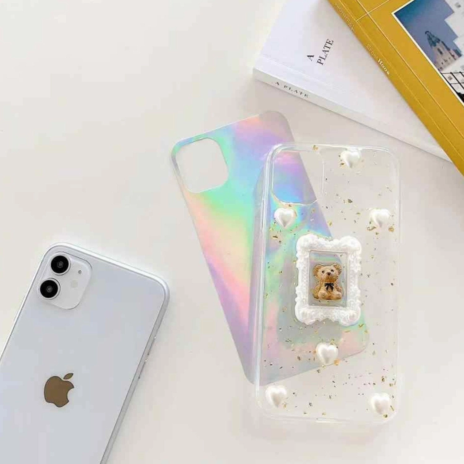 Teddy Frame Transparent TPU Case