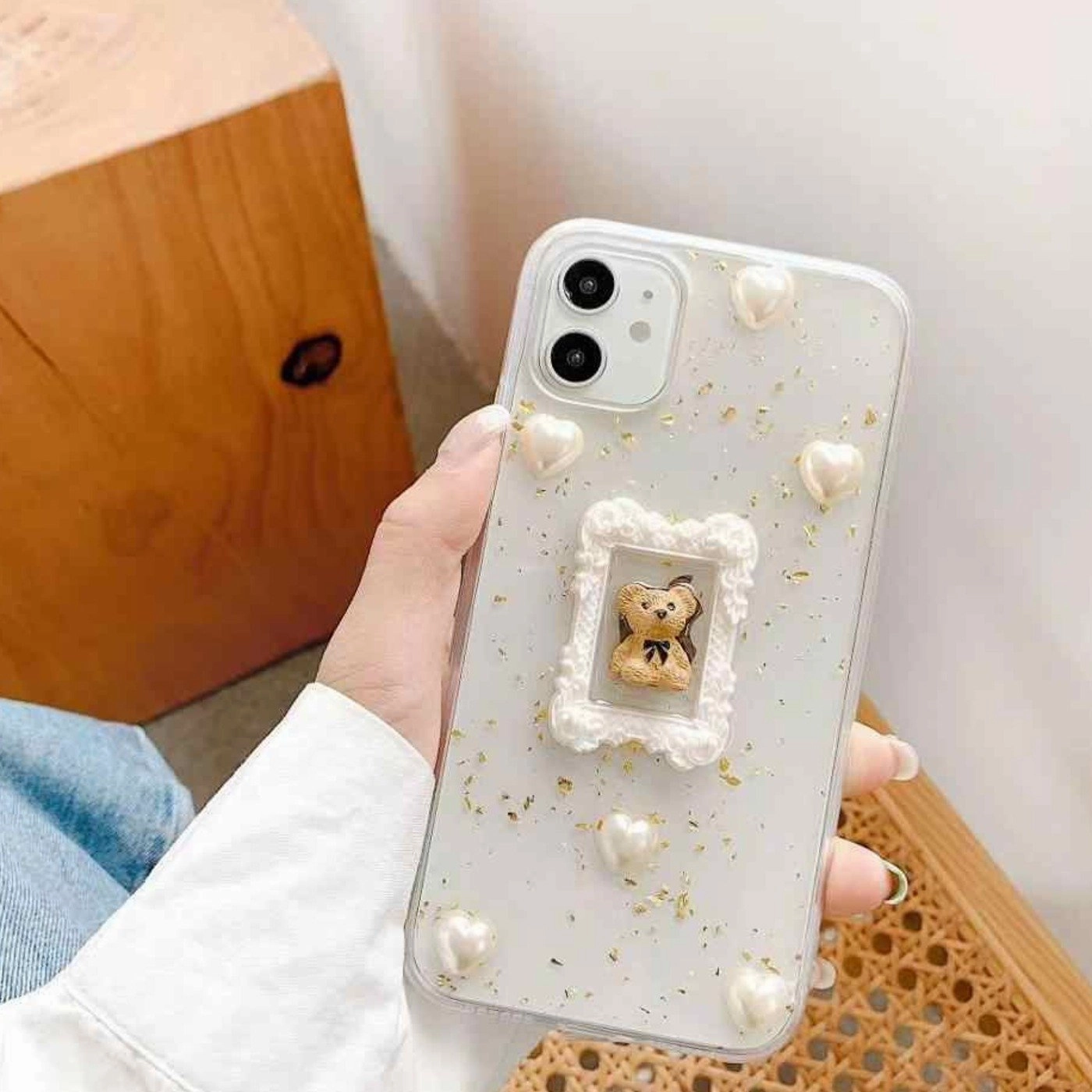 Teddy Frame Transparent TPU Case