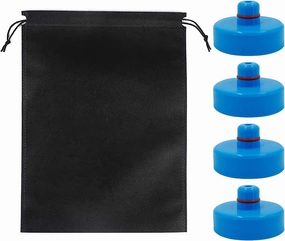 Tesla Jack Pucks Lifting Jack Pads for Tesla Model 3/Y/S/X Blue Tesla Accessories with Tire Repair Tools Kit for Tesla Vehicles 2016 to 2025,4 Pucks with Storage Case