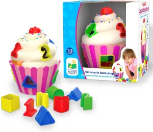 The Learning Journey - Early Learning - Cupcake Shape Sorter - Shape Sorter for Toddlers Ages 12 Months and Up - Award Winning Toys