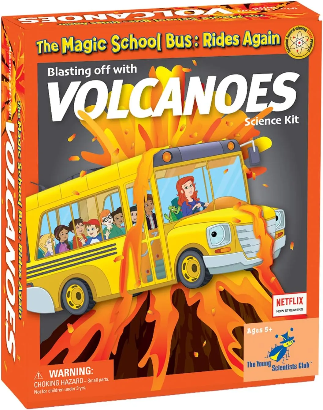 The Magic School Bus: Blasting Off with Erupting Volcanoes Brown, 10.5 Inch