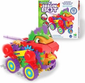 The Learning Journey – Techno Gears – Dragon Bot – 60  Pieces – Kid Toys & Gifts for Boys & Girls Ages 6 Years and Up – STEM