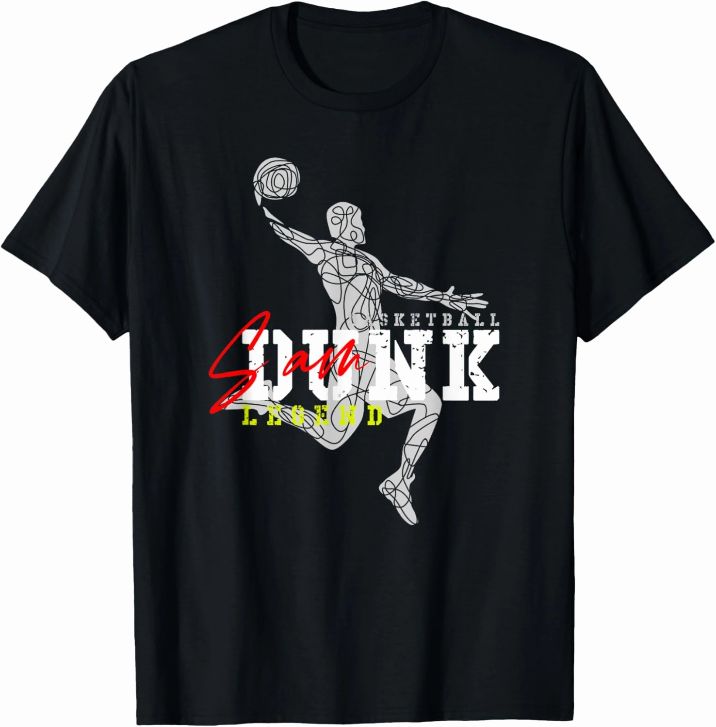 The Legend Basketball Slam Dunk For The Basketball Lovers T-Shirt