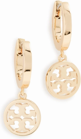 Tory Burch Women's Miller Huggie Hoop Earrings