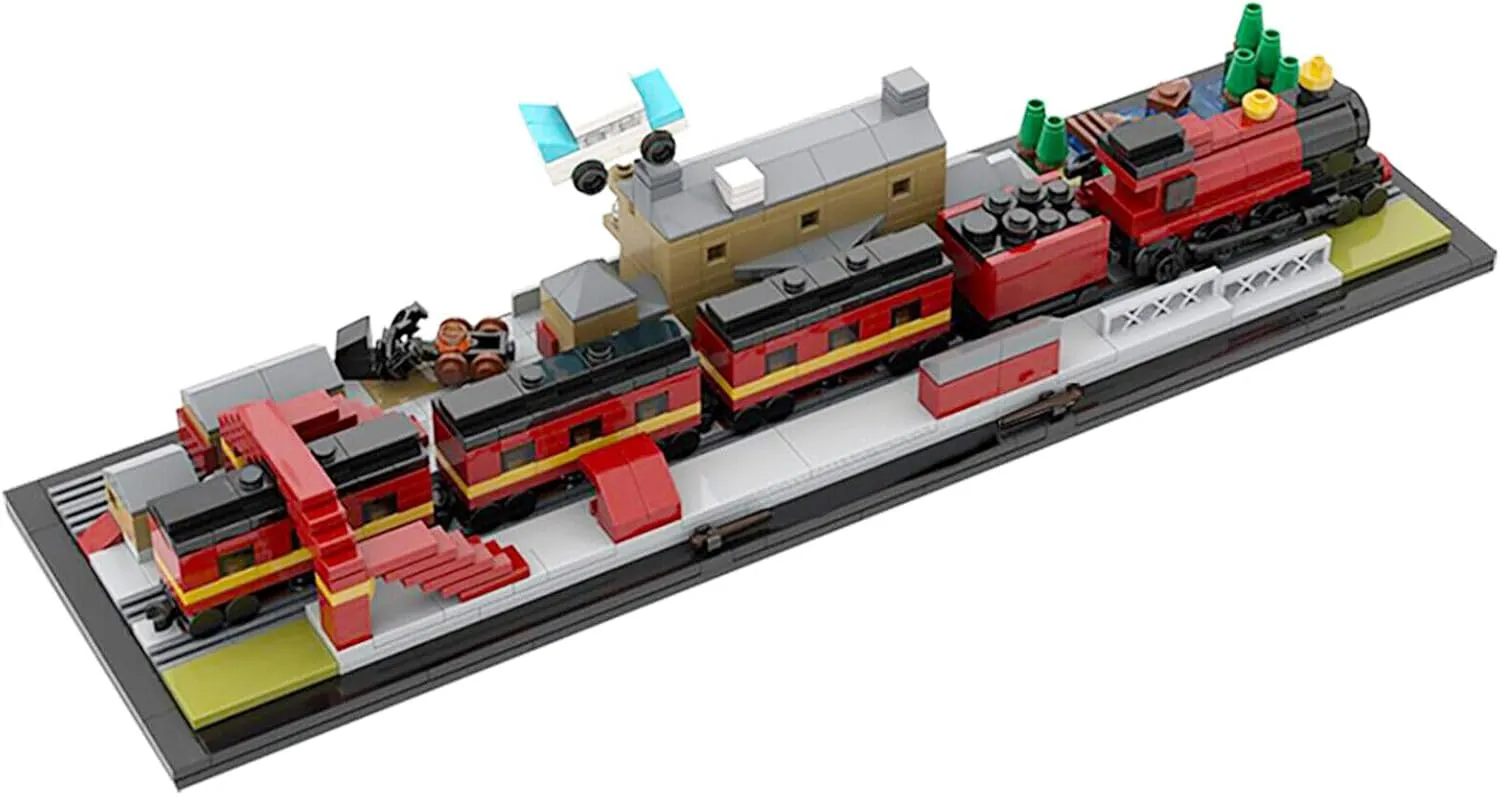 Train Station Railway Station Architecture Skyline 706 Pieces MOC Build for Age 18 
