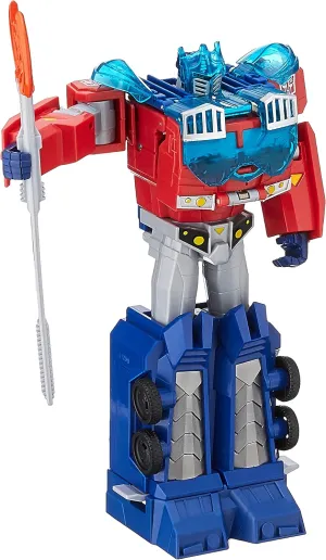 Transformers Bumblebee Cyberverse Adventures Dinobots Unite Toys Ultimate Class Optimus Prime Figure, Energon Armor, Ages 6 and Up, 9-inch