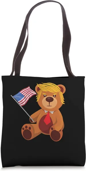 Trumpy Bear Trump 24 Elect President Trump 2024 Tote Bag