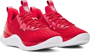 Under Armour Curry Flow 10 Team Adult Basketball Shoes Red-White
