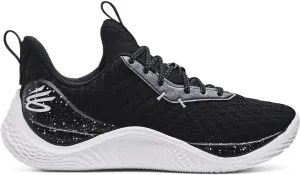 Under Armour Unisex Curry Flow 10 Team Basketball Shoes - UA Flow Cushioning Technology 4/5.5 Black/White