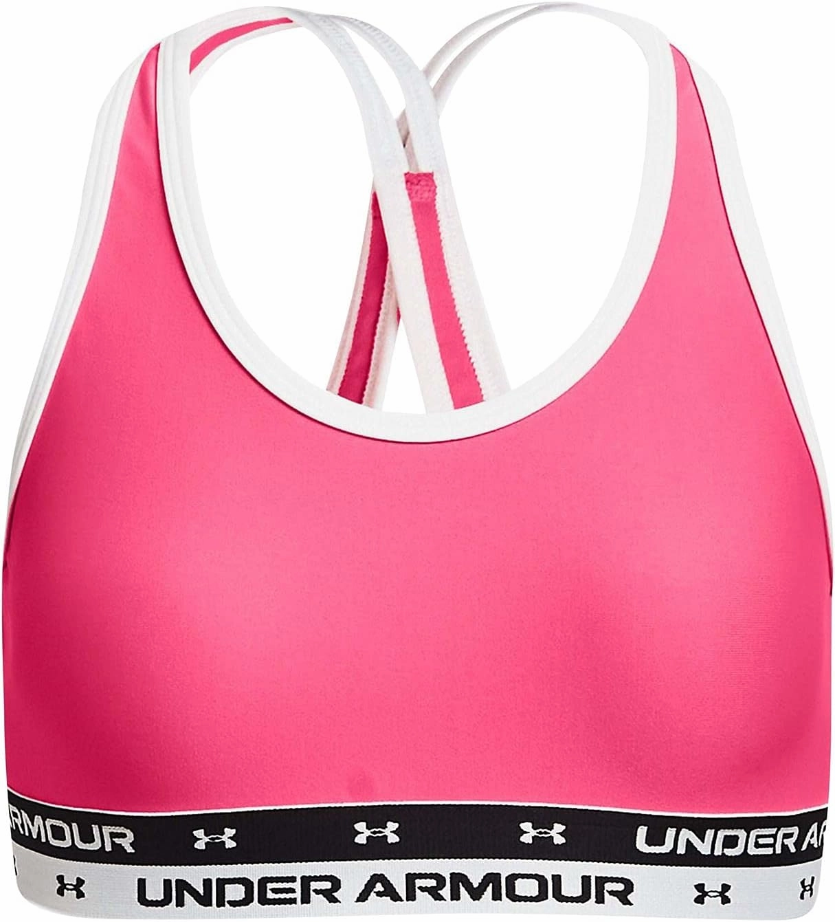 Under Armour Girls' Crossback Solid Bra