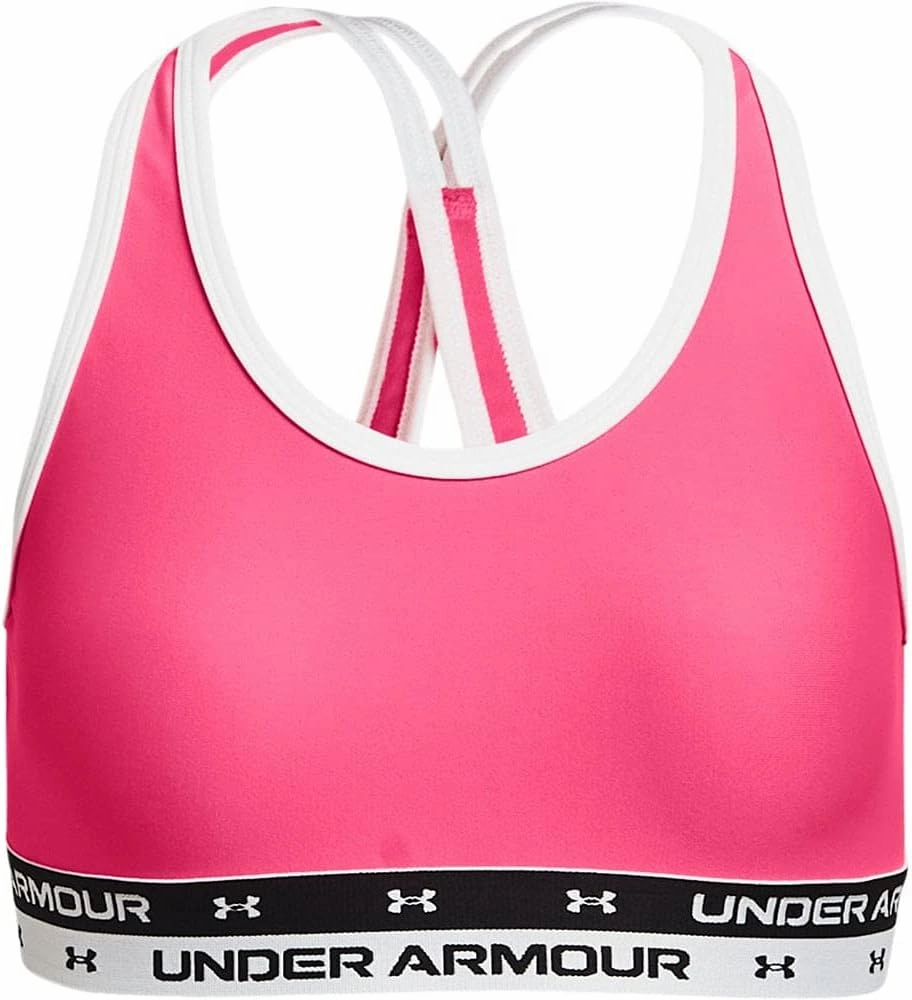 Under Armour Girls' Crossback Solid Bra