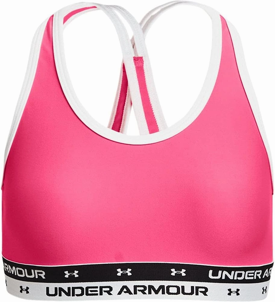 Under Armour Girls' Crossback Solid Bra