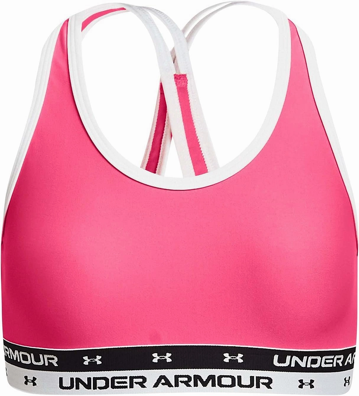 Under Armour Girls' Crossback Solid Bra