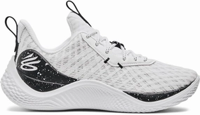 Under Armour Unisex Curry Flow 10 Team Basketball Shoes - UA Flow Cushioning Technology 8/9.5 White