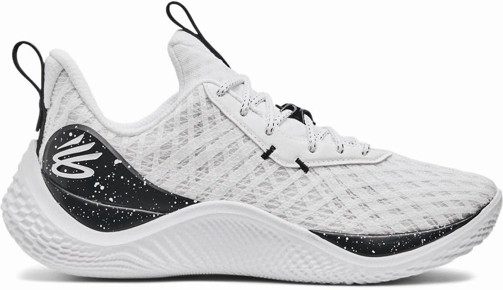 Under Armour Unisex Curry Flow 10 Team Basketball Shoes - UA Flow Cushioning Technology 9.5/11 White