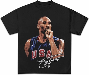USA Olympic Kobe Signature Graphic Tee | Premium Quality Heavyweight Basketball Shirt for Adults & Kids