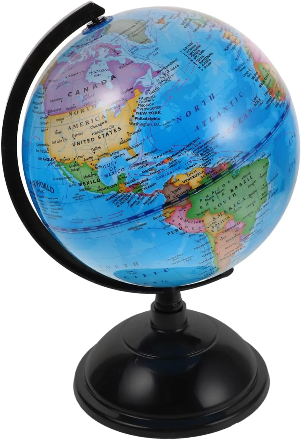 VICASKY Educational Kids' World Globe Piggy Bank Coin Box Money Storage Organizer