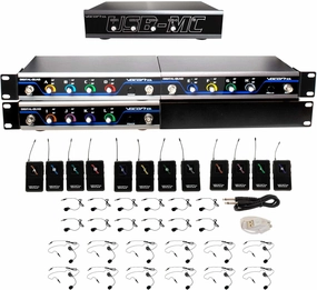 VocoPro Wireless Headset, 12 ch. WL Microphone/USB Interface pkage Play