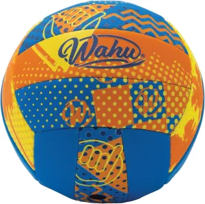 Wahu 100% Waterproof All-Purpose Pool Ball for Beach Volleyball, Soccer, and More, 6.5" Round Water Ball for Beach and Pool Sports Games, Orange