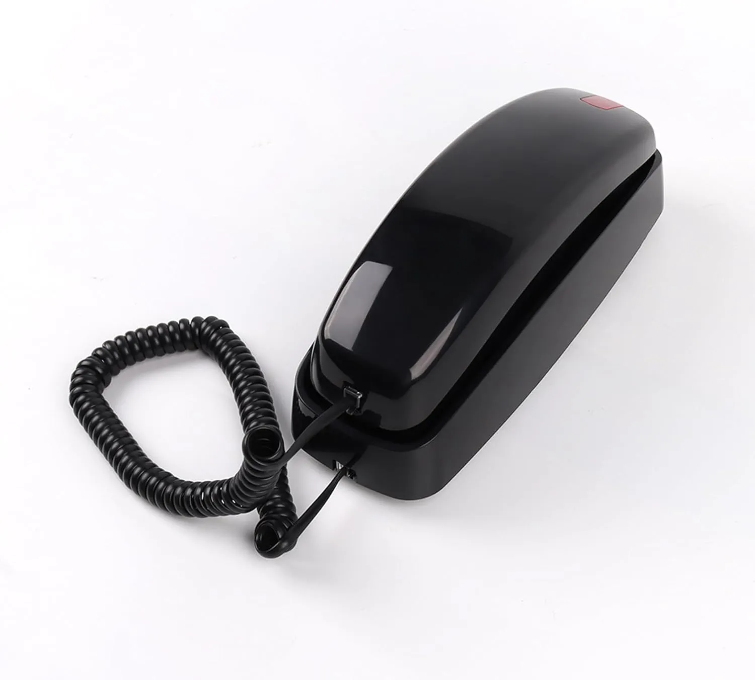 Wall Telephone, TelPal Corded Landline Phone for Home, Trimline Home Phones for Landline Wall Mount, Big Button Wall Telephones with Flash, Redial, Ringer High/Low, Retro Phone No AC Power