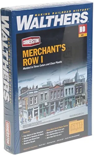Walthers Cornerstone Series Kit HO Scale Merchant's Row I