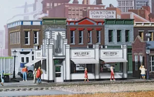 Walthers, Inc. White Tower Restaurant Kit, 4-5/8 X 3 X 2-7/8" 11.8 X 7.6 X 7.3cm