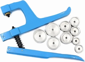 Watch Tools Repair Press Stud Press Set Watchmaker Kit Blue Case Containing 9 Plastic Molds Watch Repair Tool Kit