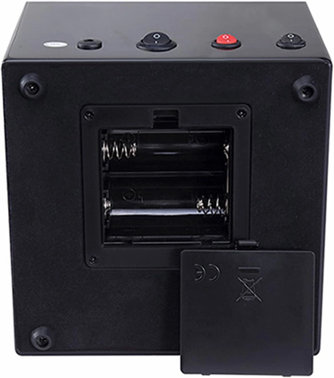 Watch Winder Watch Winder Box for Automatic Watches Or Compatible with Couple Size Double Wood Watch Storage Display Case with Blue Led Backlight AC Or Battery