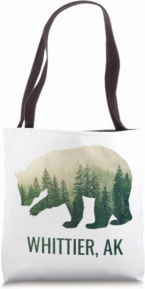 Whittier Grizzly Bear Southeast Alaska Forest Wildlife Tote Bag