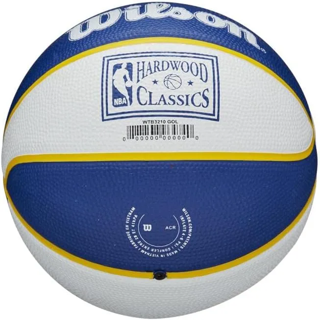 WILSON NBA Team Retro Mini Basketballs - Mini Size - 3"