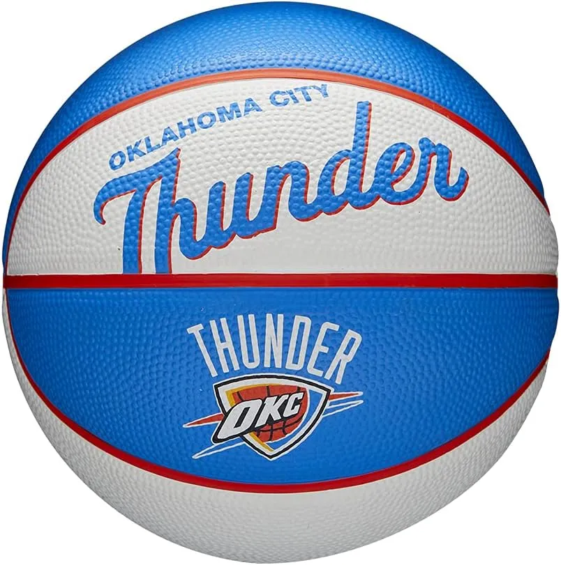 WILSON NBA Team Retro Mini Basketballs - Mini Size - 3"