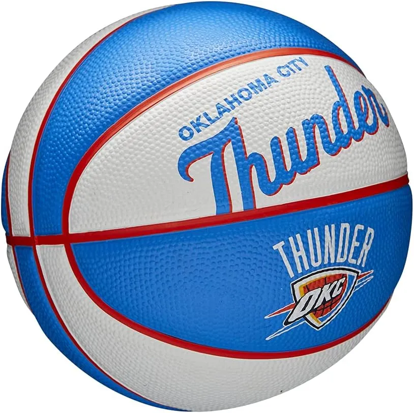 WILSON NBA Team Retro Mini Basketballs - Mini Size - 3"