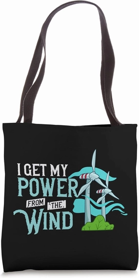 Wind Turbine Energy System Windmill Technician Engineering Tote Bag