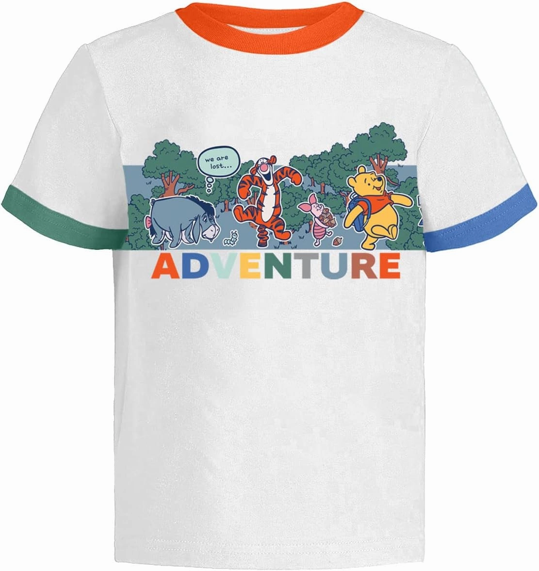Winnie The Pooh Graphic T-Shirt (Sets) Tigger Eeyore Piglet Rabbit Roo Kanga Owl Lumpy Kessie Infant-Baby/Toddlers Clothes