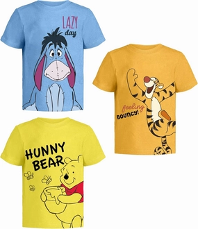Winnie The Pooh Graphic T-Shirt (Sets) Tigger Eeyore Piglet Rabbit Roo Kanga Owl Lumpy Kessie Infant-Baby/Toddlers Clothes
