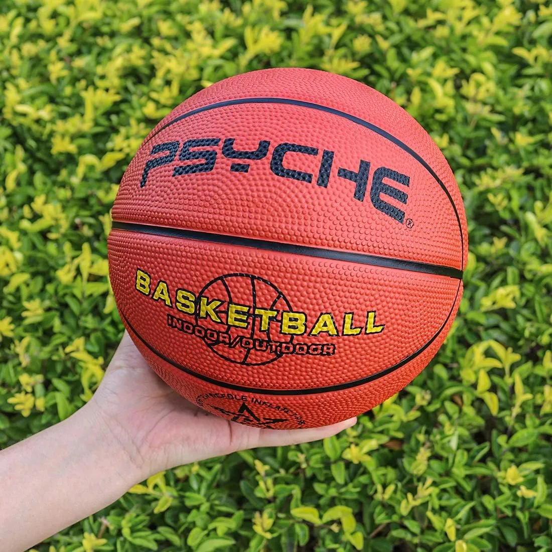 Wisdom Leaves Kids Youth Basketball Size 4/5(25.5/27.5") Premium Rubber Basketball for Boys Girls Indoor Outdoor Pool Games Play(Best Gifts)