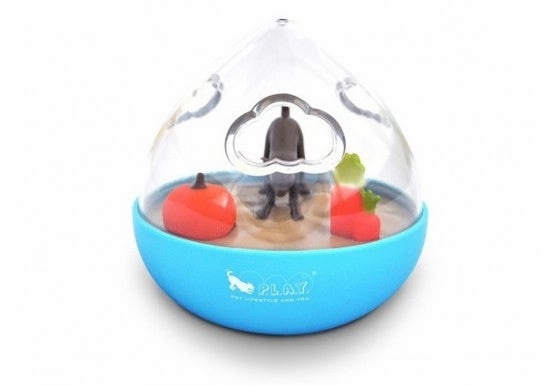 Wobble Ball Treat Dispensing Dog Puzzle Maze Toy