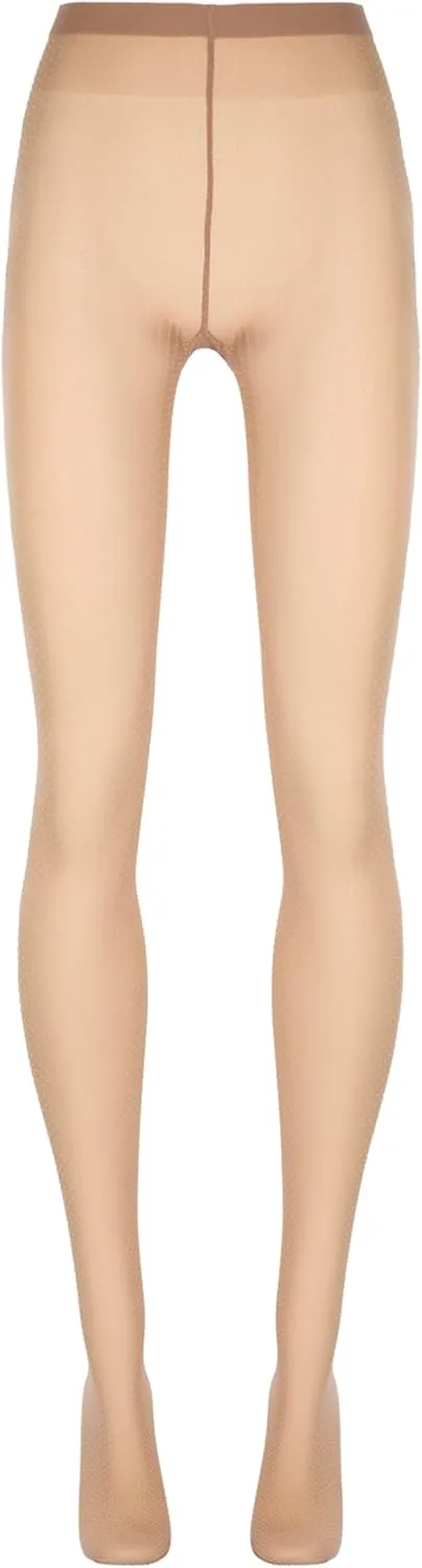 Wolford Mini Dot Tights for Women Sheer Opaque Matt Finish Pantyhose with Micro Dot Pattern Soft Knitted Waistband 20 Den