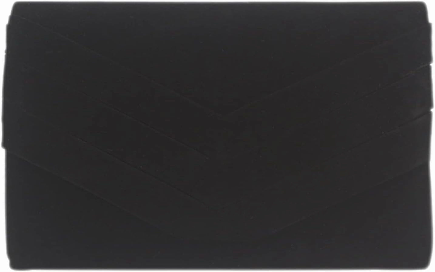Women Evening Bags Suede Envelope Flap Clutch Purses Handbag with Detachable Chain for Wedding Party Prom