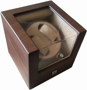 Wooden Automatic Watch Winding Box, Mechanical Watch Shaker, Watch Storage Box with Lock, Anti-Magnetic Silent Watch Shaker, Watch Storage Box with Lock Key