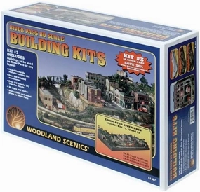 Woodland Scenics HO Scale River Pass Building Set