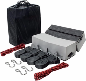 WOOWAVE Deluxe Kayak Carrier Kit Universal Soft Standard Foam Block for Roof Racks Pads Car-Top Replacement with Tie-Downs, 12 inches