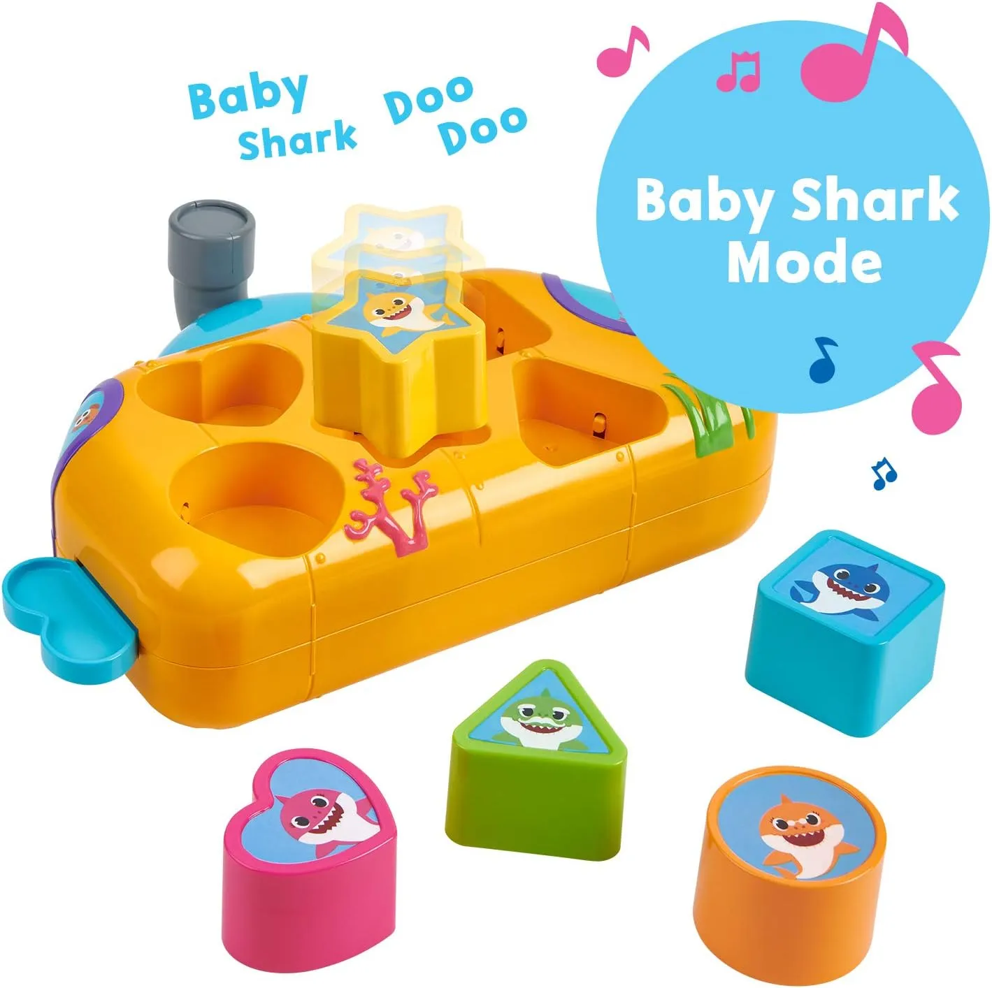 WowWee Pinkfong Baby Shark Melody Shape Sorter - Preschool Toy