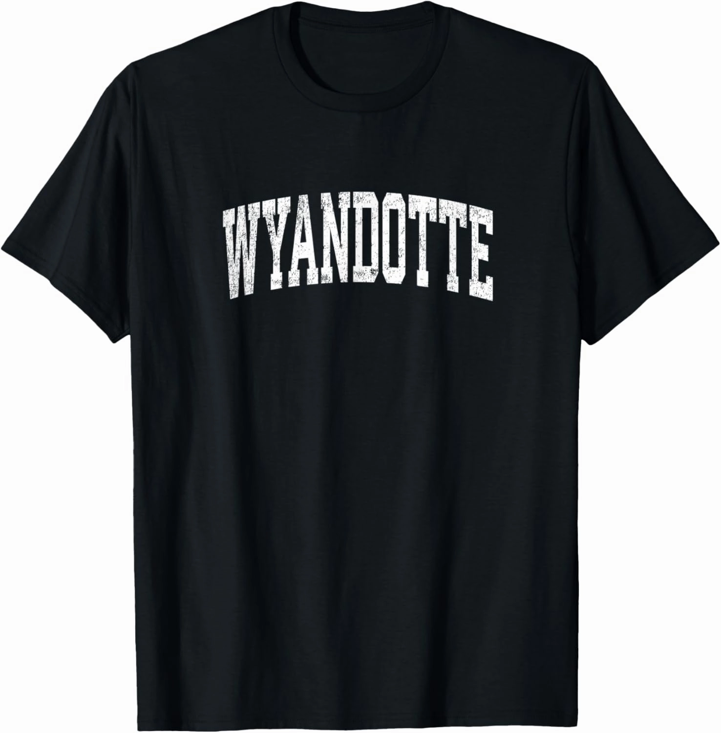Wyandotte Michigan MI Vintage Athletic Sports Design T-Shirt