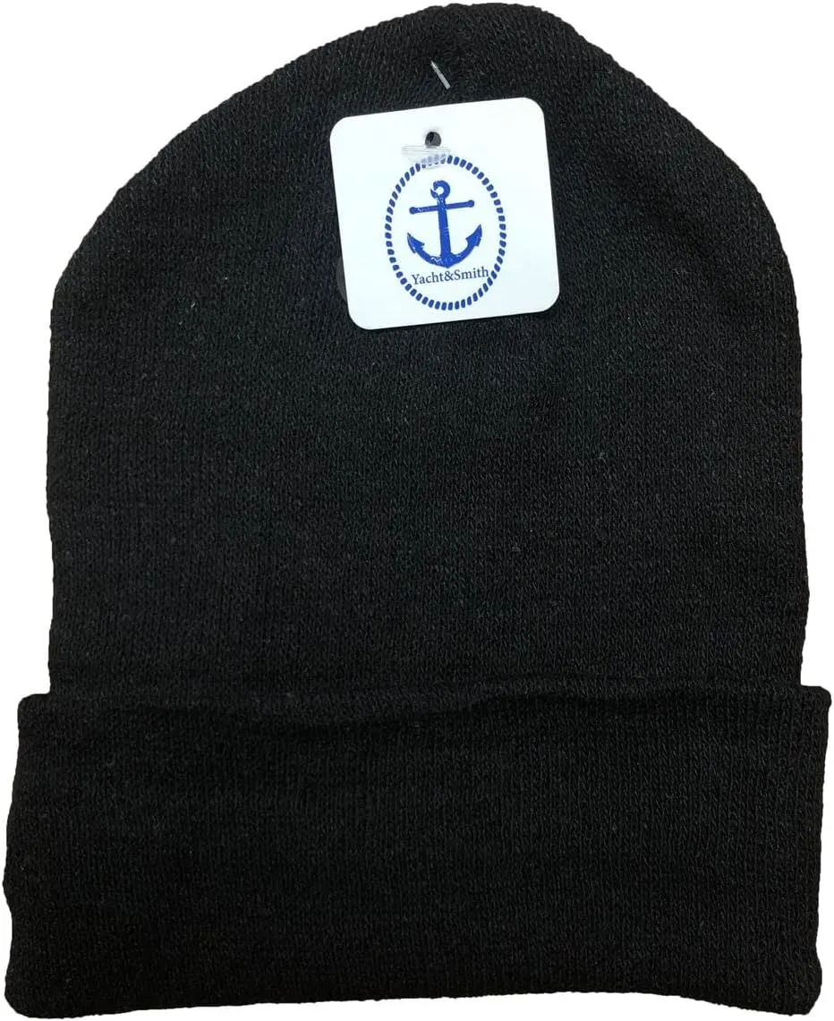 Yacht & Smith Wholesale Beanie and Glove Winter Bulk Kit, Kids Adults Bulk Sets, Homeless Donation Shelters