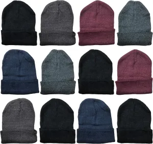 Yacht & Smith Wholesale Beanie and Glove Winter Bulk Kit, Kids Adults Bulk Sets, Homeless Donation Shelters