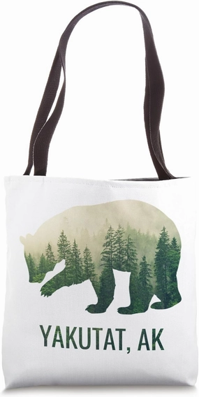Yakutat Grizzly Bear Southeast Alaska Forest Wildlife Tote Bag